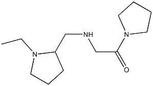 2-{[(1-ethylpyrrolidin-2-yl)methyl]amino}-1-(pyrrolidin-1-yl)ethan-1-one Struktur