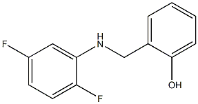 2-{[(2,5-difluorophenyl)amino]methyl}phenol Struktur