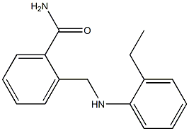 2-{[(2-ethylphenyl)amino]methyl}benzamide Struktur