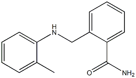 2-{[(2-methylphenyl)amino]methyl}benzamide Struktur