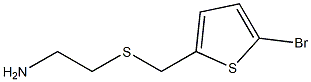 2-{[(5-bromothiophen-2-yl)methyl]sulfanyl}ethan-1-amine Struktur