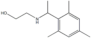 2-{[1-(2,4,6-trimethylphenyl)ethyl]amino}ethan-1-ol Struktur