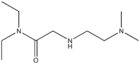 2-{[2-(dimethylamino)ethyl]amino}-N,N-diethylacetamide Struktur