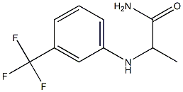 2-{[3-(trifluoromethyl)phenyl]amino}propanamide Struktur