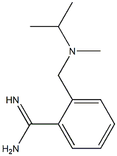 2-{[isopropyl(methyl)amino]methyl}benzenecarboximidamide Struktur