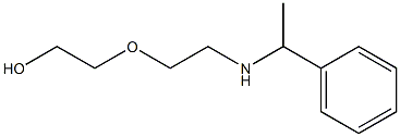 2-{2-[(1-phenylethyl)amino]ethoxy}ethan-1-ol Struktur