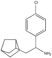 2-{bicyclo[2.2.1]heptan-2-yl}-1-(4-chlorophenyl)ethan-1-amine Struktur