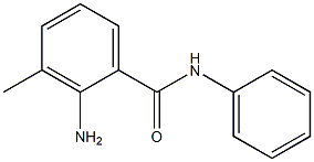 2-amino-3-methyl-N-phenylbenzamide Struktur