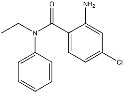 2-amino-4-chloro-N-ethyl-N-phenylbenzamide Struktur