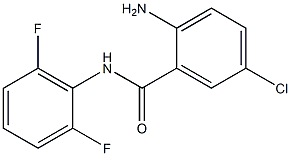 2-amino-5-chloro-N-(2,6-difluorophenyl)benzamide Struktur