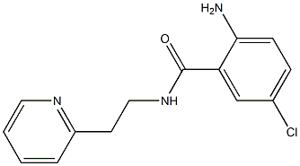 2-amino-5-chloro-N-(2-pyridin-2-ylethyl)benzamide Struktur