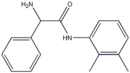 2-amino-N-(2,3-dimethylphenyl)-2-phenylacetamide Struktur