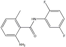 2-amino-N-(2,5-difluorophenyl)-6-methylbenzamide Struktur