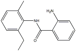 2-amino-N-(2-ethyl-6-methylphenyl)benzamide Struktur