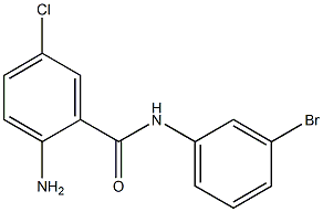 2-amino-N-(3-bromophenyl)-5-chlorobenzamide Struktur