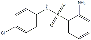 2-amino-N-(4-chlorophenyl)benzenesulfonamide Struktur