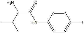 2-amino-N-(4-iodophenyl)-3-methylbutanamide Struktur