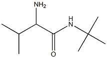 2-amino-N-(tert-butyl)-3-methylbutanamide Struktur