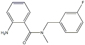 2-amino-N-[(3-fluorophenyl)methyl]-N-methylbenzamide Struktur