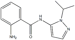 2-amino-N-[1-(propan-2-yl)-1H-pyrazol-5-yl]benzamide Struktur