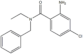 2-amino-N-benzyl-4-chloro-N-ethylbenzamide Struktur