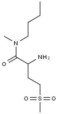 2-amino-N-butyl-N-methyl-4-(methylsulfonyl)butanamide Struktur