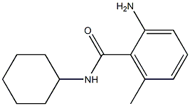 2-amino-N-cyclohexyl-6-methylbenzamide Struktur