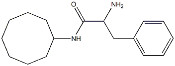 2-amino-N-cyclooctyl-3-phenylpropanamide Struktur