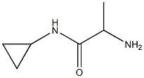 2-amino-N-cyclopropylpropanamide Struktur