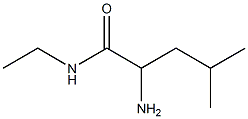 2-amino-N-ethyl-4-methylpentanamide Struktur