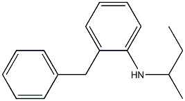 2-benzyl-N-(butan-2-yl)aniline Struktur