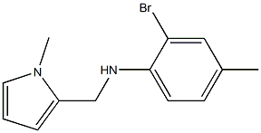 2-bromo-4-methyl-N-[(1-methyl-1H-pyrrol-2-yl)methyl]aniline Struktur