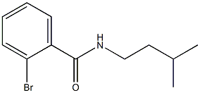 2-bromo-N-(3-methylbutyl)benzamide Struktur