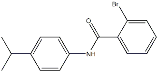 2-bromo-N-(4-isopropylphenyl)benzamide Struktur