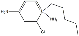 2-chloro-1-N-pentylbenzene-1,4-diamine Struktur