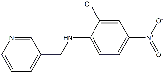 2-chloro-4-nitro-N-(pyridin-3-ylmethyl)aniline Struktur