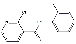 2-chloro-N-(2-iodophenyl)pyridine-3-carboxamide Struktur