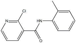 2-chloro-N-(2-methylphenyl)pyridine-3-carboxamide Struktur