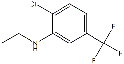 2-chloro-N-ethyl-5-(trifluoromethyl)aniline Struktur