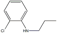 2-chloro-N-propylaniline Struktur