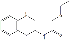 2-ethoxy-N-(1,2,3,4-tetrahydroquinolin-3-yl)acetamide Struktur