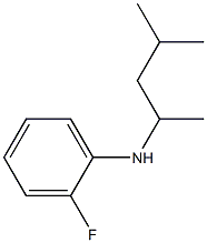 2-fluoro-N-(4-methylpentan-2-yl)aniline Struktur