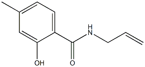 2-hydroxy-4-methyl-N-(prop-2-en-1-yl)benzamide Struktur