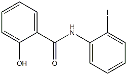 2-hydroxy-N-(2-iodophenyl)benzamide Struktur