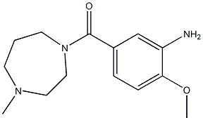 2-methoxy-5-[(4-methyl-1,4-diazepan-1-yl)carbonyl]aniline Struktur