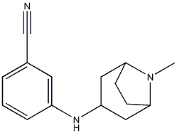 3-({8-methyl-8-azabicyclo[3.2.1]octan-3-yl}amino)benzonitrile Struktur