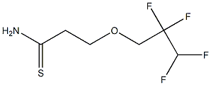 3-(2,2,3,3-tetrafluoropropoxy)propanethioamide Struktur