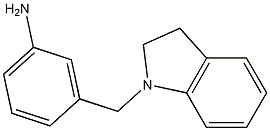 3-(2,3-dihydro-1H-indol-1-ylmethyl)aniline Struktur