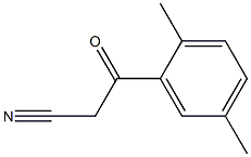 3-(2,5-dimethylphenyl)-3-oxopropanenitrile Struktur