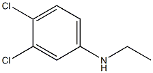 3,4-dichloro-N-ethylaniline Struktur